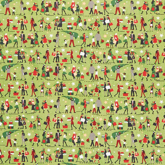 Hustle and Bustle - Gift Giving Pear Yardage