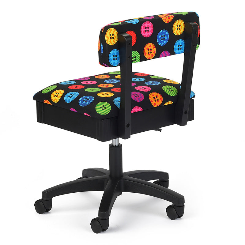 Hydraulic Sewing Chair - Bright Buttons