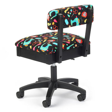 Hydraulic Sewing Notions Sewing Chair - Black
