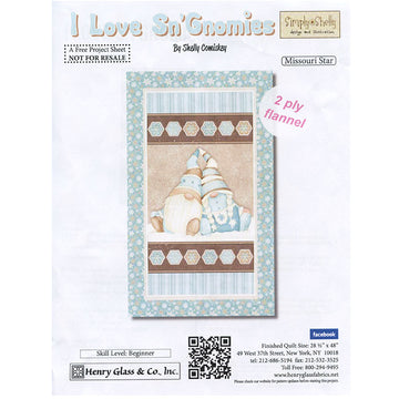 I Love Sn'Gnomies Quilt Kit Alternative View #2