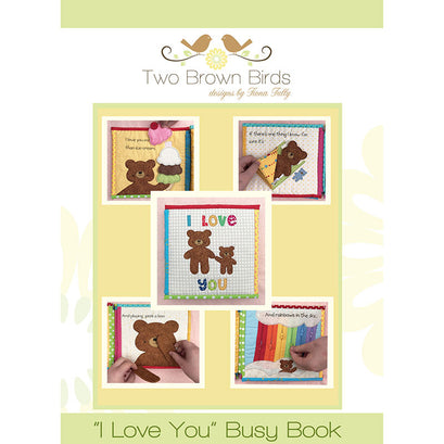 I Love You Busy Book Pattern