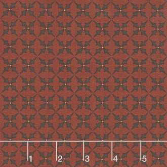 Idaho Prairie Star - Crisscross Red Yardage