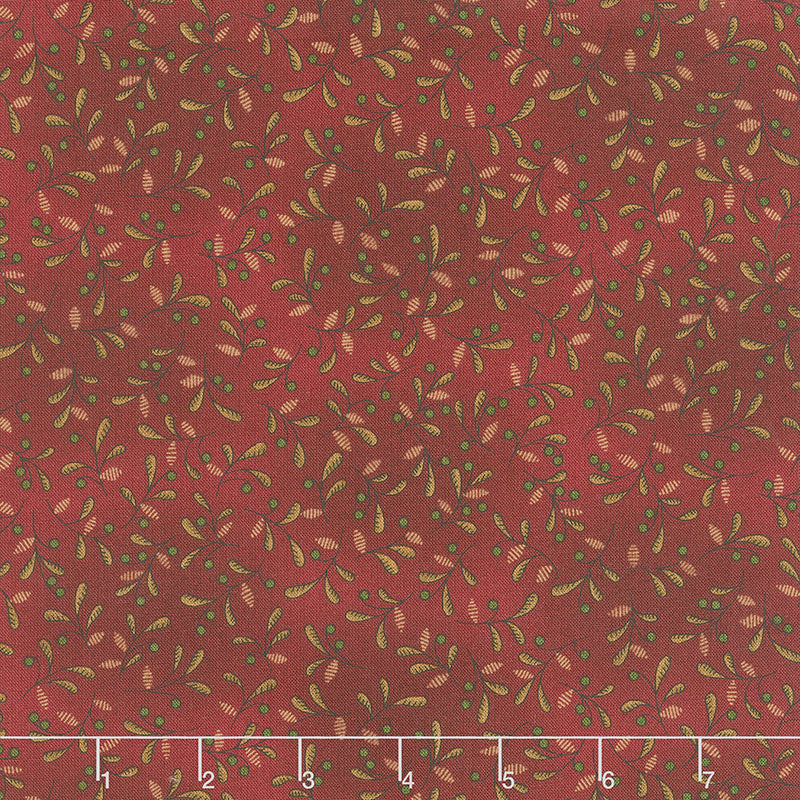 Idaho Prairie Star - Large Berries Red Yardage Primary Image
