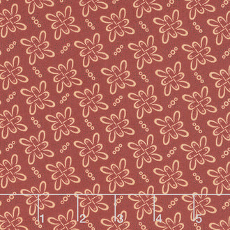 Idaho Prairie Star - Loopy Box Red Yardage