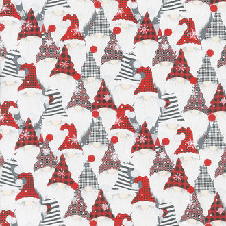 I'll be Home for Christmas - Gnomes Multi Yardage