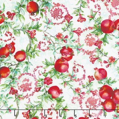 Illuminating the Season - Balaustine Noel Digitally Printed Yardage