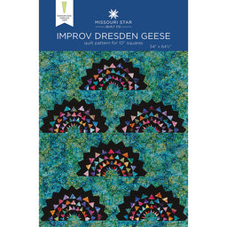 Improv Dresden Geese Quilt Pattern by Missouri Star Primary Image
