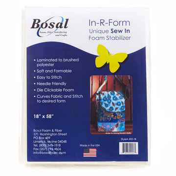 Bosal In-R-Form Sew In Foam Stabilizer 18" x 58"