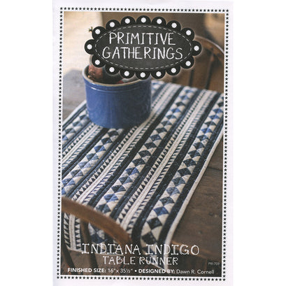 Indiana Indigo Table Runner Pattern