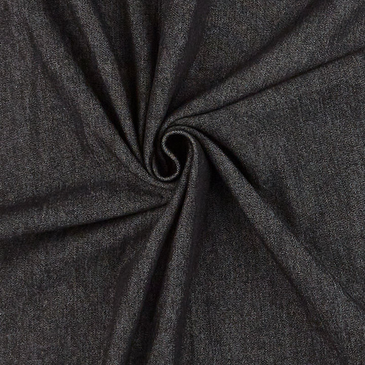 Indigo Denim - 56" Wide 6.5 oz Black Washed Yardage Primary Image