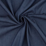 Indigo Denim - 57" Wide 4.5 oz Fineline Washed Denim Yardage Primary Image
