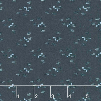 Indigo Gatherings - Triple Dot Peacoat Yardage