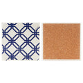 Indigo Patterns Coaster - Friendship Chain
