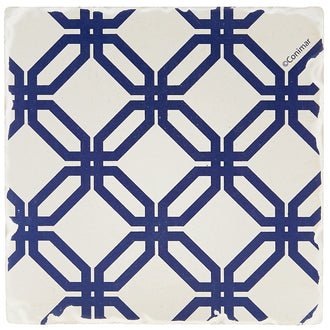 Indigo Patterns Coaster - Friendship Chain