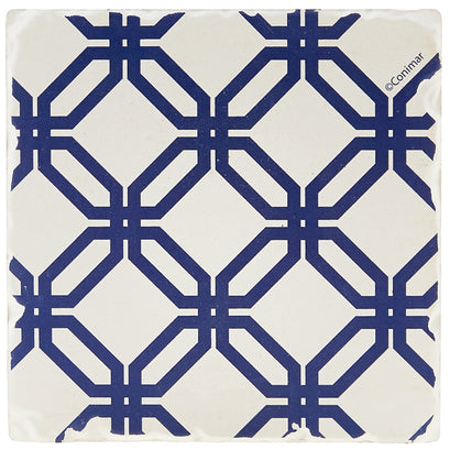 Indigo Patterns Coaster - Friendship Chain