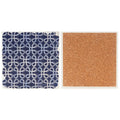 Indigo Patterns Coaster - Loops