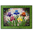 Iris Garden Watercolor Quilt Kit