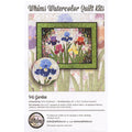 Iris Garden Watercolor Quilt Kit