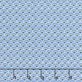 Isobel - Scallop Cornflower Metallic Yardage
