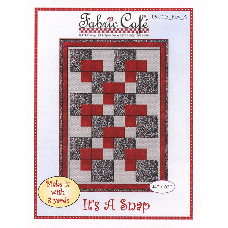 It's a Snap 3 Yard Quilt Pattern Primary Image