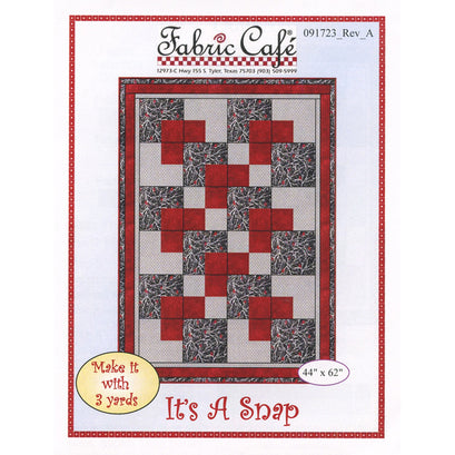 It's a Snap 3 Yard Quilt Pattern