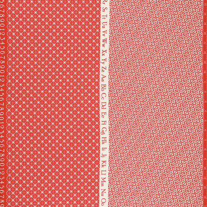 It's Elementary - Four in One Red Yardage