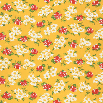 It's Elementary - Garden Blooms Yellow Yardage