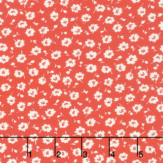 It's Elementary - Scattered Blossoms Red Yardage