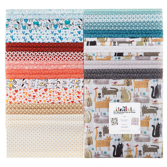 It's Raining Cats and Dogs - Cats 10" Squares