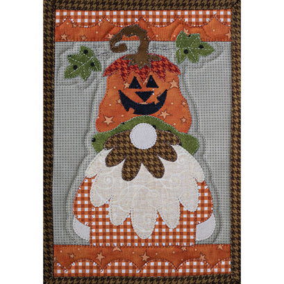 Jack O' Lantern Gnome Mug Rug Kit