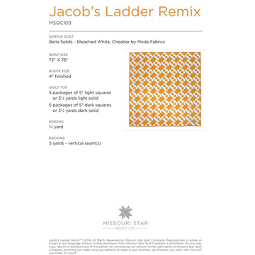 Jacob's Ladder Remix Quilt Pattern by Missouri Star