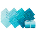 Java Batiks - Marble Turquoise Favorites Fat Quarter Bundle Primary Image