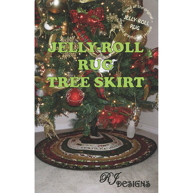 Jelly-Roll Rug Tree Skirt Pattern