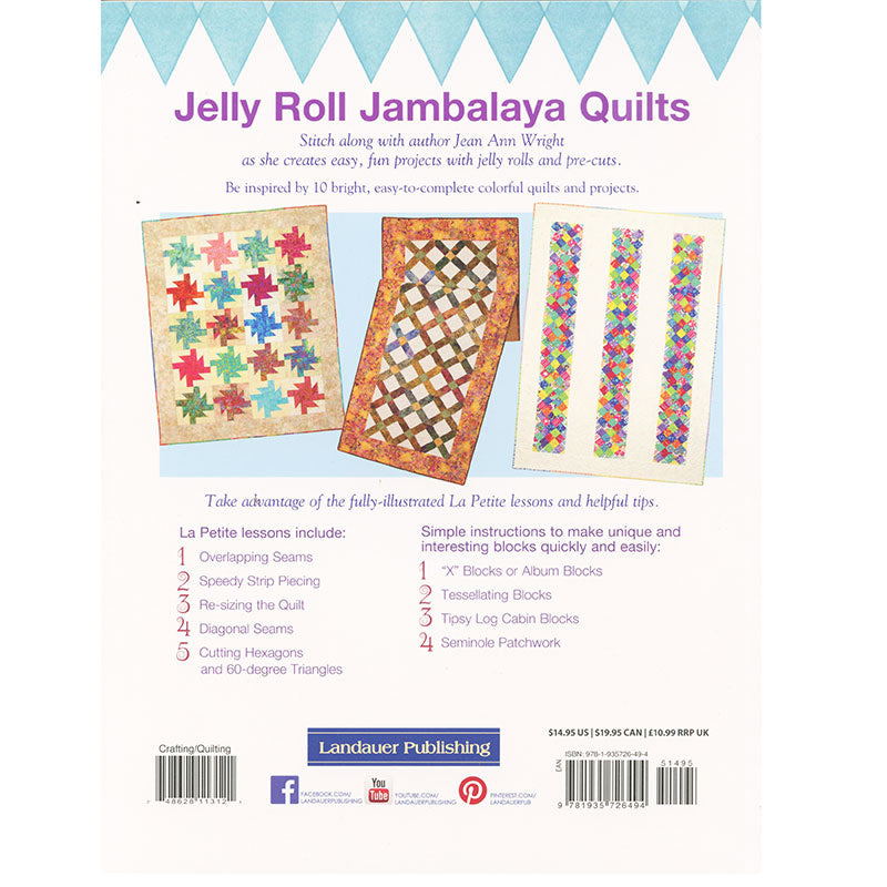 Jelly Roll Jambalaya Quilts Book Alternative View #1