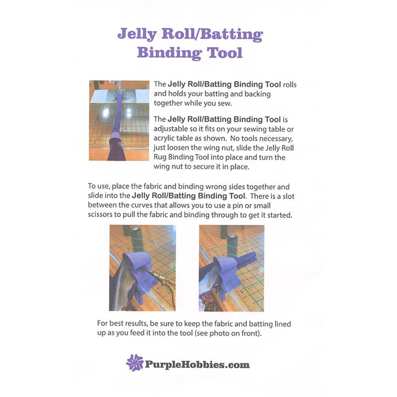 Jelly Roll Rug Binding Tool Alternative View #3