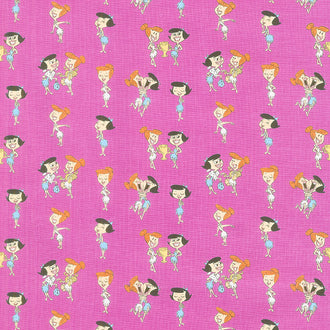 Jetsons and Flintstones Collections - Wilma and Betty Purple Yardage