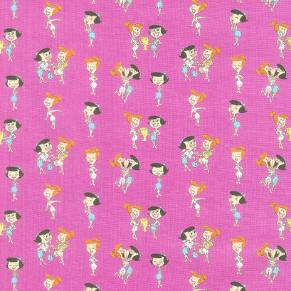 Jetsons and Flintstones Collections - Wilma and Betty Purple Yardage