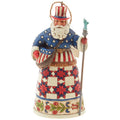 Jim Shore Heartwood Creek American Santa Ornament