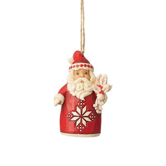 Jim Shore Heartwood Creek Nordic Noel Santa Ornament