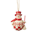 Jim Shore Heartwood Creek Nordic Noel Snowman Ornament