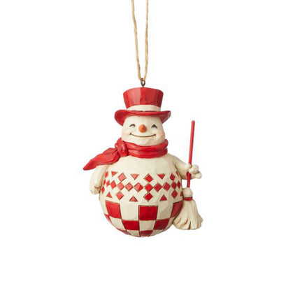 Jim Shore Heartwood Creek Nordic Noel Snowman Ornament