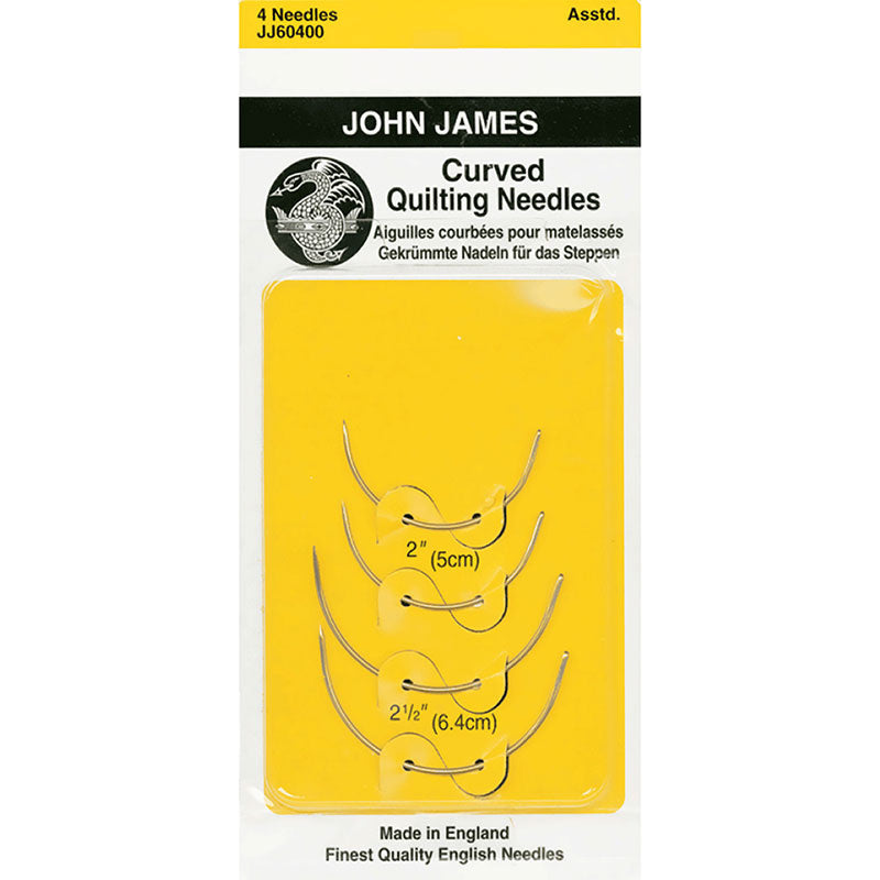 John James Curved Quilting Needles