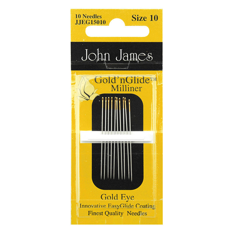 John James Gold'n Glide™ - Milliners/Straw Size 10