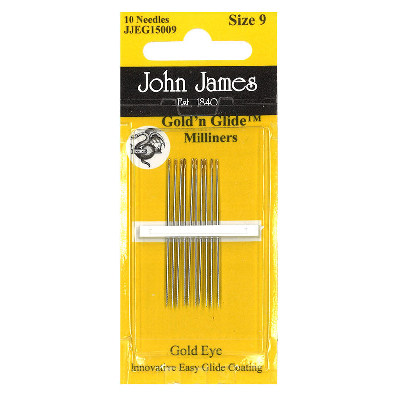 John James Gold'n Glide™ - Milliners/Straw Size 9
