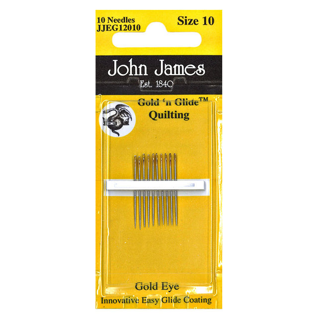 John James Gold'n Glide™ - Quilting/Betweens Size 10
