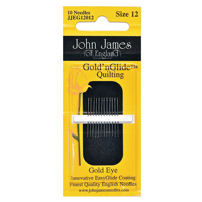 John James Gold'n Glide™ - Quilting/Betweens Size 12