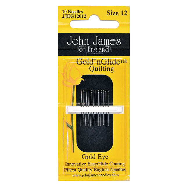John James Gold'n Glide™ - Quilting/Betweens Size 12