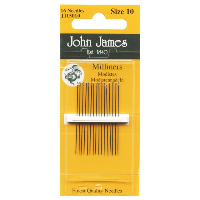 John James Milliners Needles Size 10