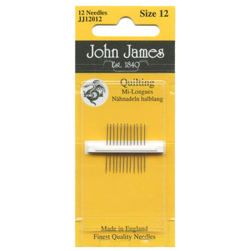John James Quilting Needles - Size 12