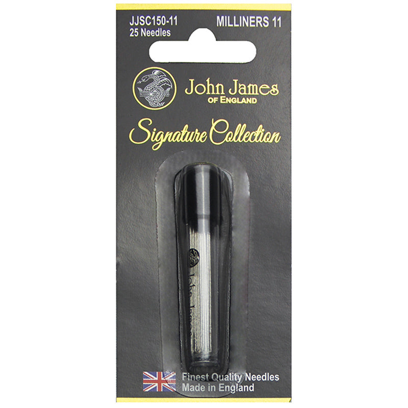 John James Signature Needle Collection - Size 11 Milliners